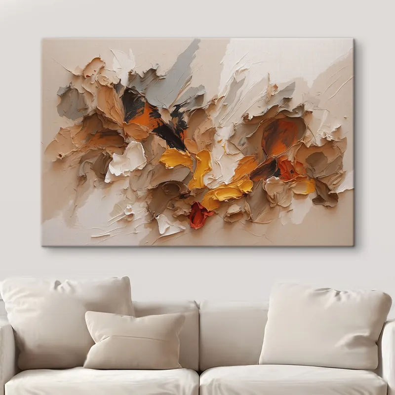 Pictură pe pânză Pictură abstractă în stilul picturii în ulei Nr s42087 Expediere rapidă