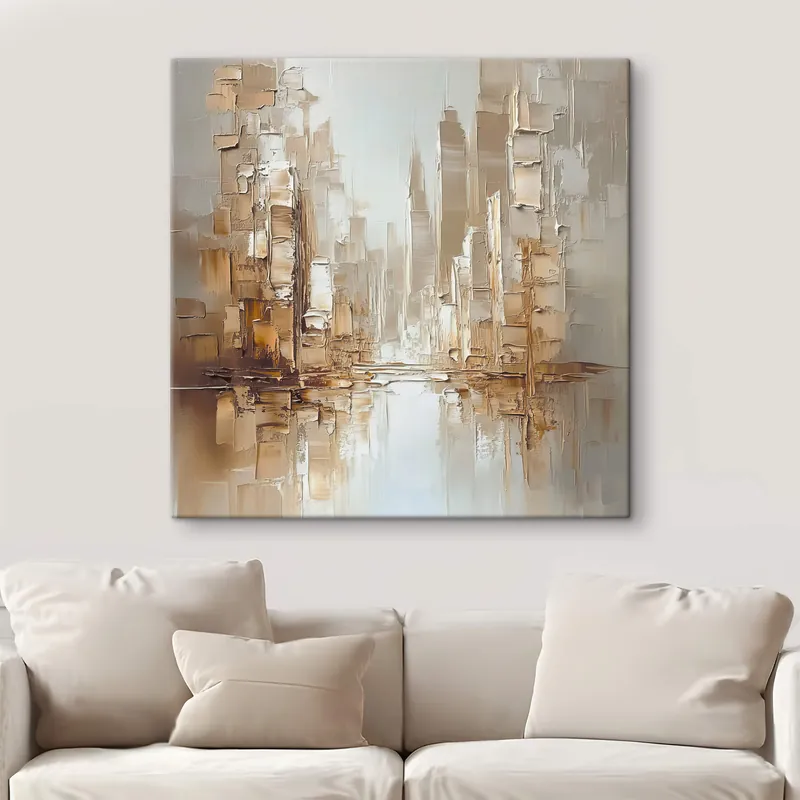 Ofertă limitată Pictură pe pânză Abstracție cu imitație de tușe de pensulă Nr s42132
