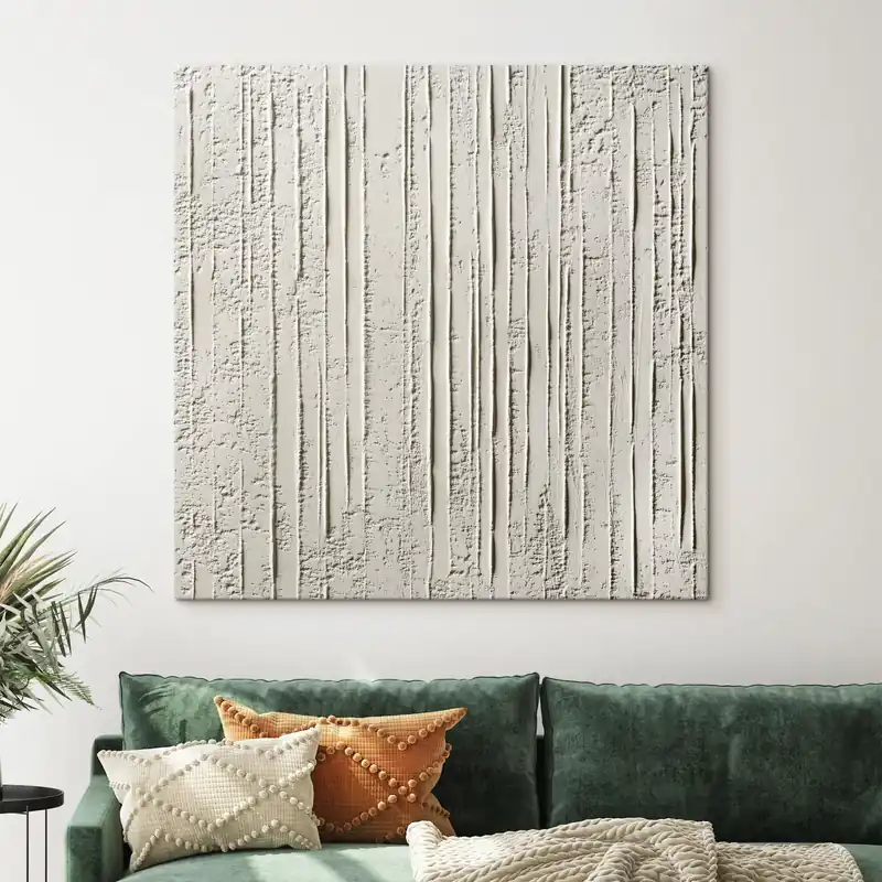 Premium Pictură pe pânză Abstracție monocromă texturată Nr s42614