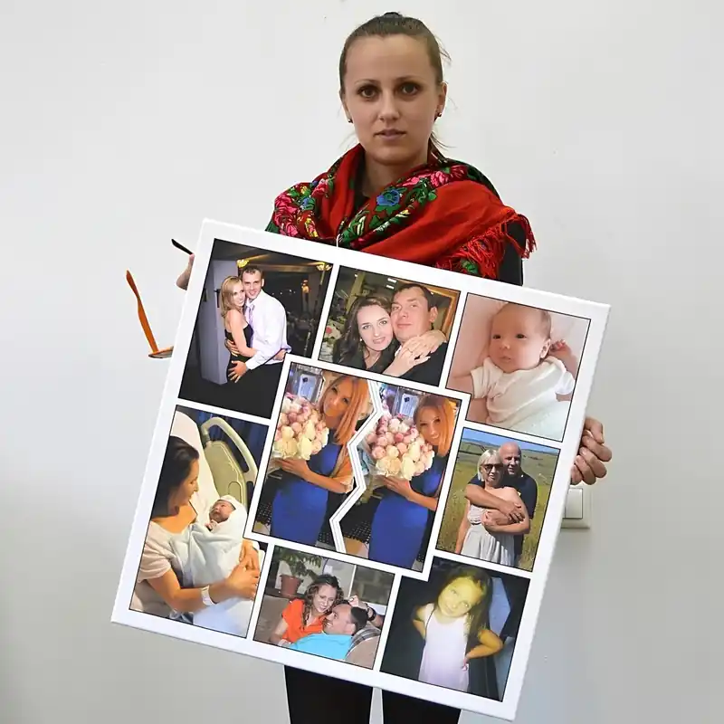 Livrare expres Pictură pe pânză Imprimarea unui tablou collage foto ca cadou Nr s42673