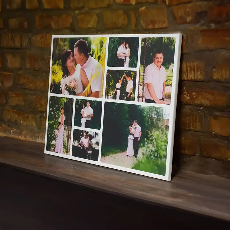 Ofertă specială Pictură pe pânză Tablou collage al unui cuplu îndrăgostit pe pânză Nr s42675