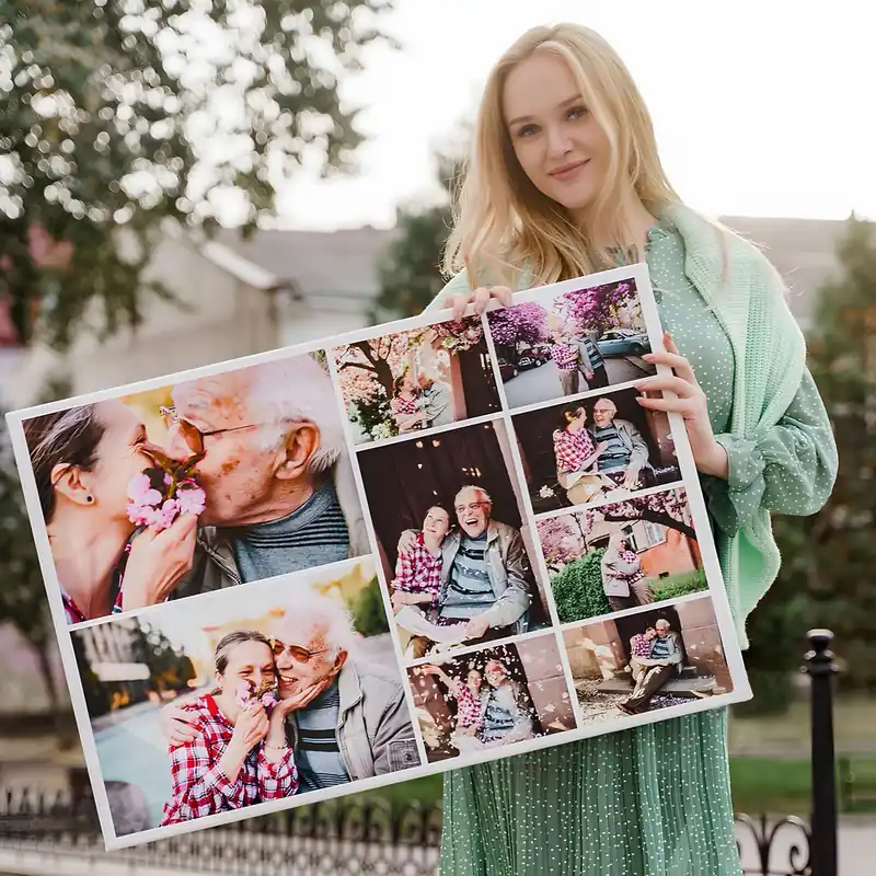 Pictură pe pânză Tablou collage pe pânză ca cadou pentru aniversare Nr s42677 Cel mai bun preț