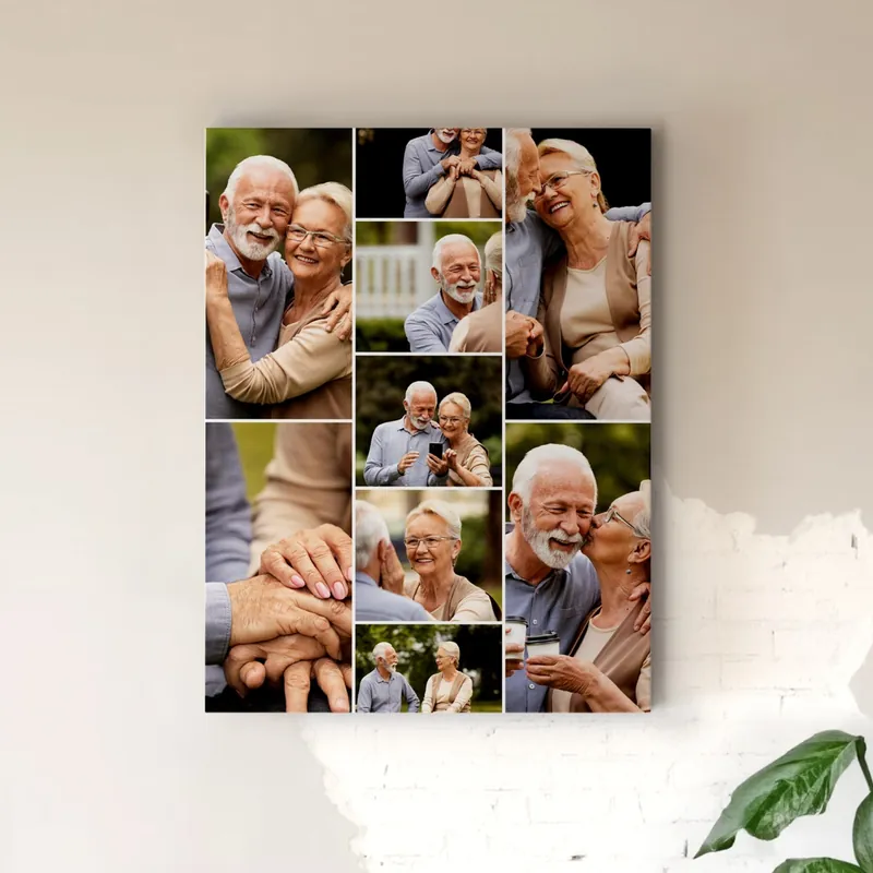Expediere rapidă Pictură pe pânză Tablou collage foto din fotografiile mele Nr s42689