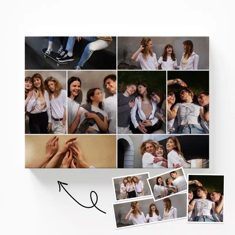 Ofertă exclusivă Pictură pe pânză Creează un tablou collage din fotografia ta Nr s42697