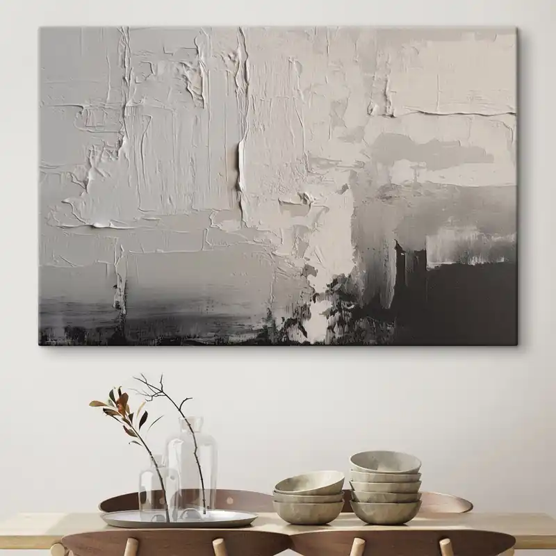 Reducere de preț Pictură pe pânză Compoziție cu textură abstractă Nr s42650