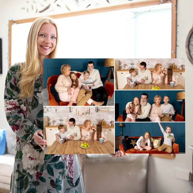 Pictură pe pânză Cumpărați un collage pe pânză Nr s42802 Premium