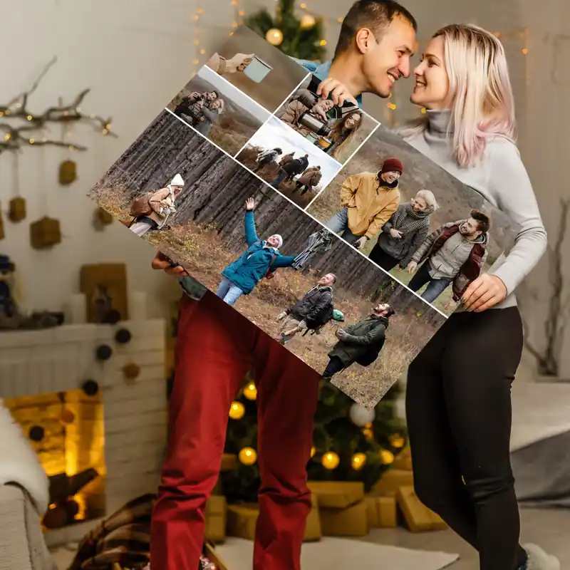 Pictură pe pânză Tablou collage foto unic din fotografiile dvs Nr s42806 Doar azi