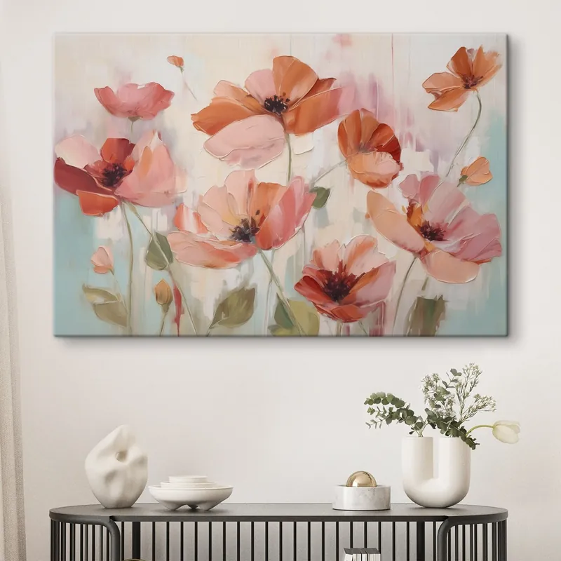 Bestseller Pictură pe pânză Pictura abstractă de imitație poppies Nr s42956