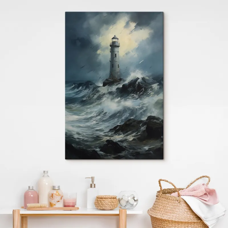 Pictură pe pânză Puterea furtunii Nr s43146 Reducere