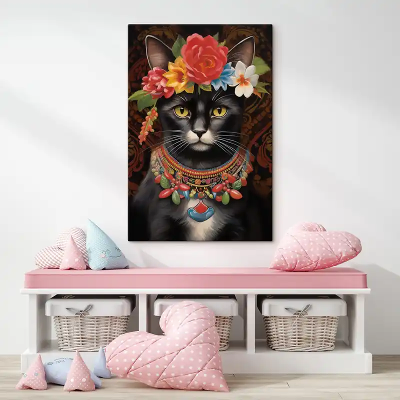 Premium Pictură pe pânză Magia pisicii ucrainene Nr s43150