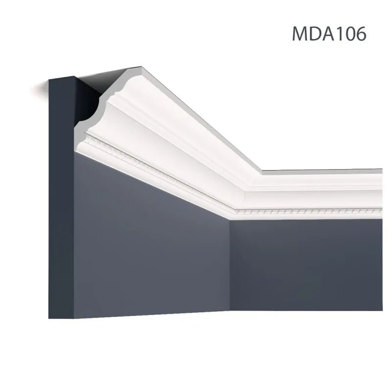 Reduceri Cornisa decorativa MDA106, 200 X 7.5 X 7.5 cm, Mardom Decor Cornisa decorativa MDA106, 200 X 7.5 X 7.5 cm, Mardom Decor