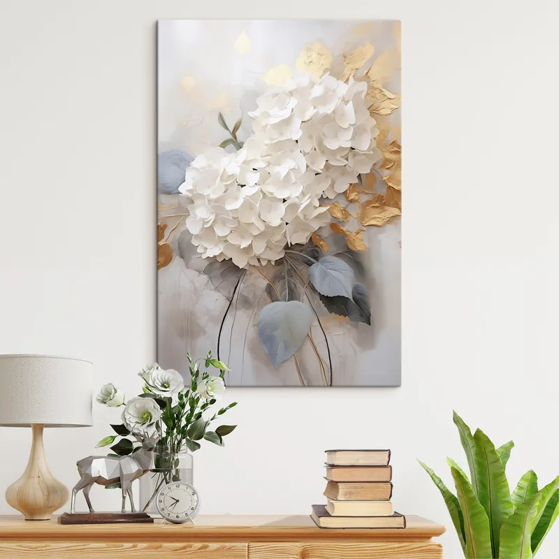 Pictură pe pânză Hortensie luxuriantă Nr s43130 Ofertă de sezon