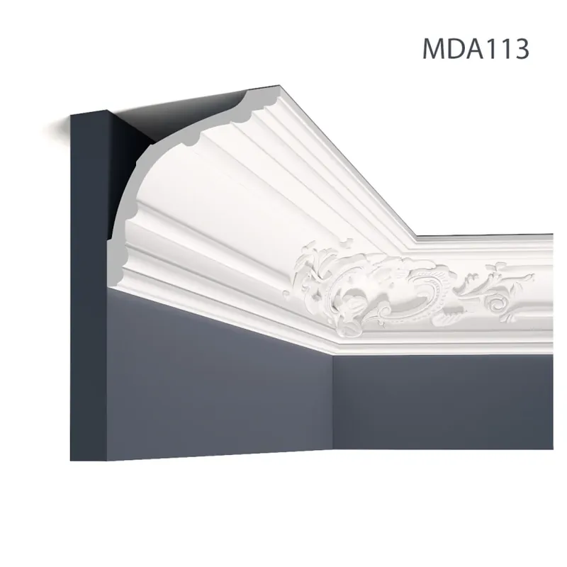 Cornisa decorativa MDA113, 200 X 17 X 17.8 cm, Mardom Decor Cornisa decorativa MDA113, 200 X 17 X 17.8 cm, Mardom Decor Popular