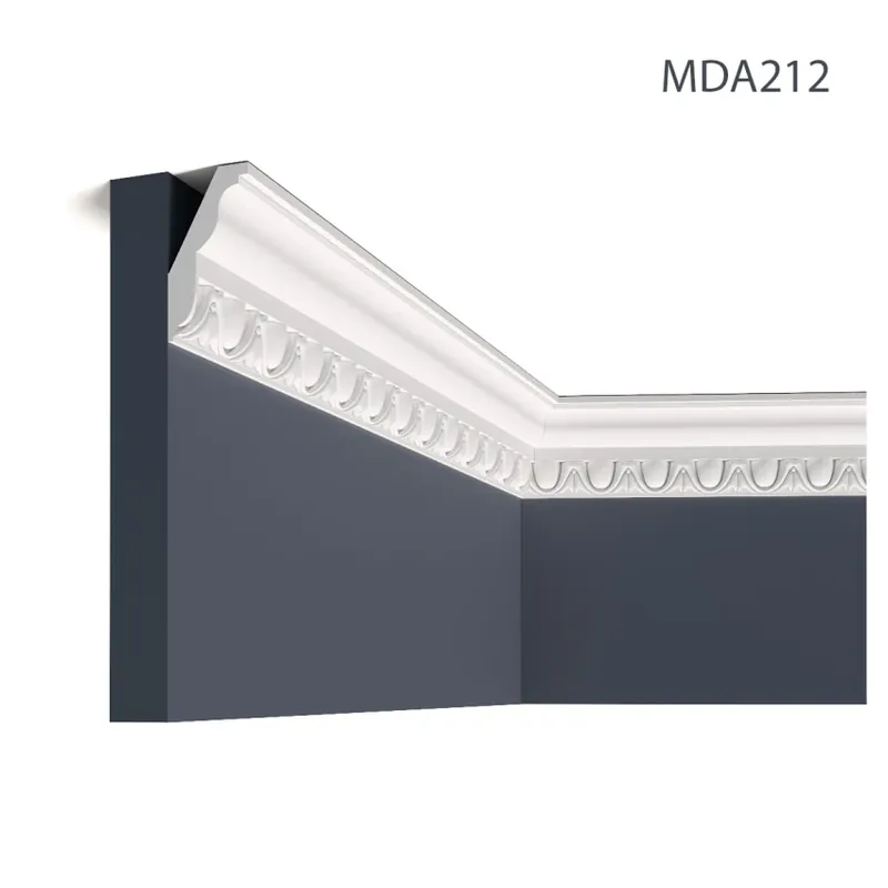Premium Cornisa decorativa MDA212, 200 X 7.8 X 4.4 cm, Mardom Decor Cornisa decorativa MDA212, 200 X 7.8 X 4.4 cm, Mardom Decor