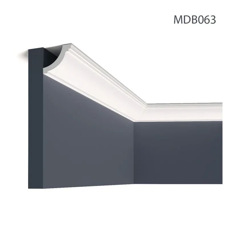 Retur ușor Cornisa decorativa MDB063, 200 X 4.5 X 5.5 cm, Mardom Decor Cornisa decorativa MDB063, 200 X 4.5 X 5.5 cm, Mardom Decor