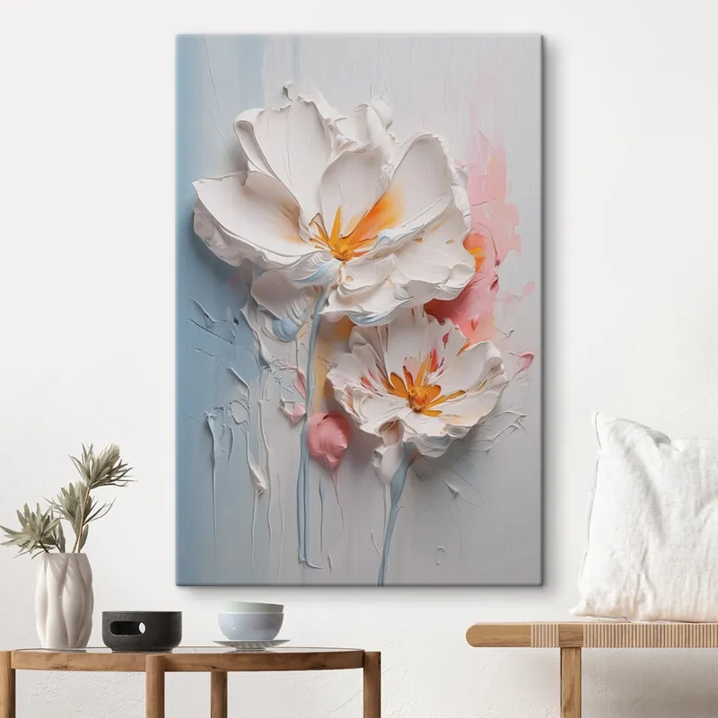 Preț promoțional Pictură pe pânză Flori abstracte Nr s43196