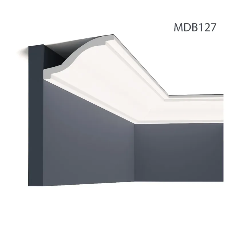 Cornisa decorativa MDB127, 200 X 5.5 X 13.5 cm, Mardom Decor Cornisa decorativa MDB127, 200 X 5.5 X 13.5 cm, Mardom Decor Chilipir