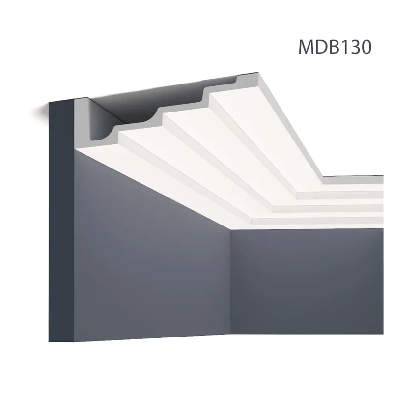 Super ofertă Cornisa decorativa MDB130, 200 X 5 X 19.7 cm, Mardom Decor Cornisa decorativa MDB130, 200 X 5 X 19.7 cm, Mardom Decor