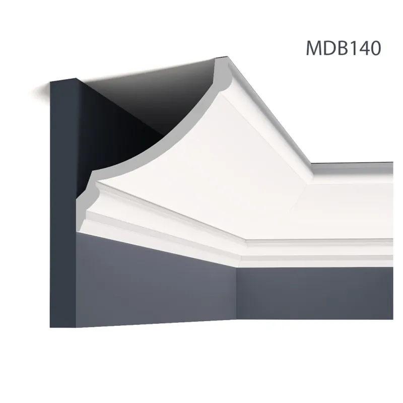 Cornisa decorativa MDB140, 200 X 15 X 16 cm, Mardom Decor Cornisa decorativa MDB140, 200 X 15 X 16 cm, Mardom Decor Preț redus