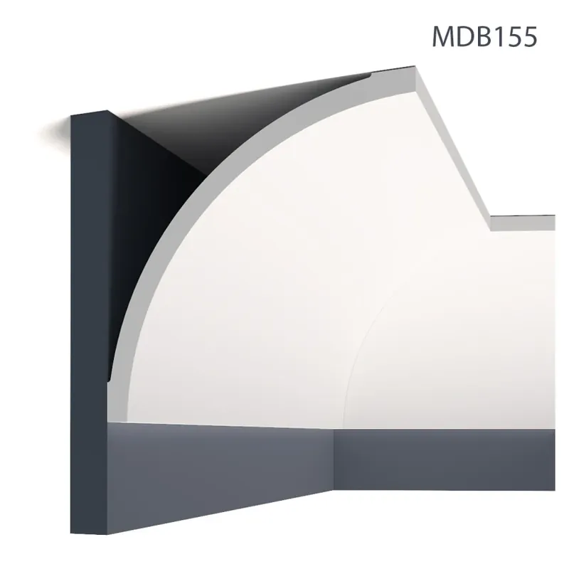 Retur ușor Cornisa decorativa MDB155, 200 X 21.6 X 21.6 cm, Mardom Decor Cornisa decorativa MDB155, 200 X 21.6 X 21.6 cm, Mardom Decor