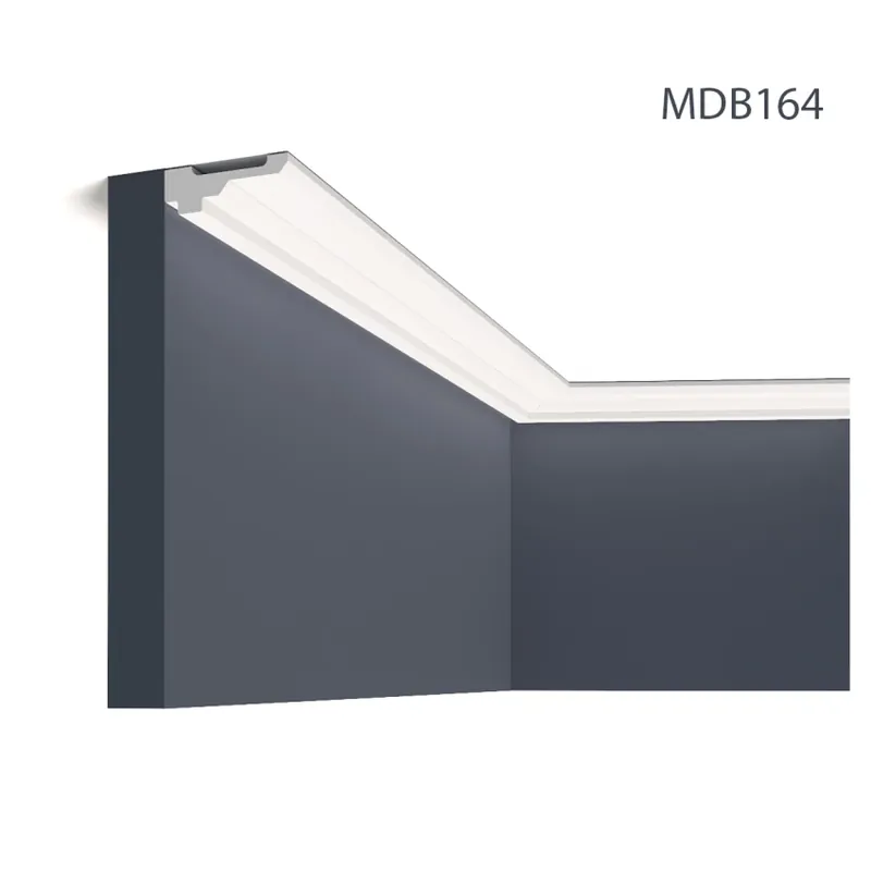 Cornisa decorativa MDB164, 200 X 2.1 X 6.2 cm, Mardom Decor Cornisa decorativa MDB164, 200 X 2.1 X 6.2 cm, Mardom Decor Livrare rapidă