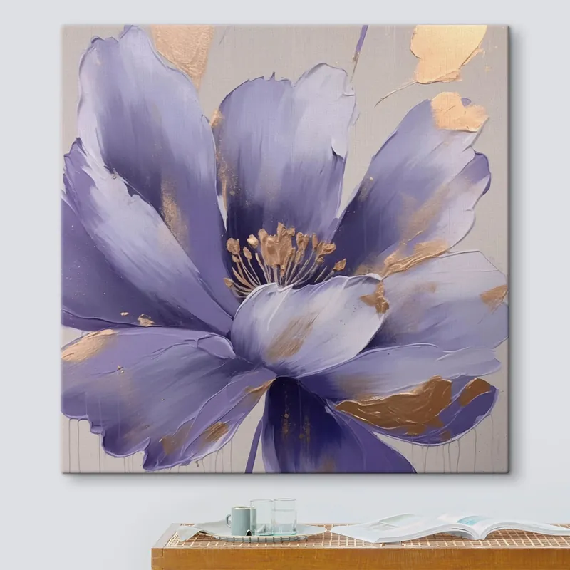 Pictură pe pânză Floare frumoasă Nr s43076 Ofertă exclusivă