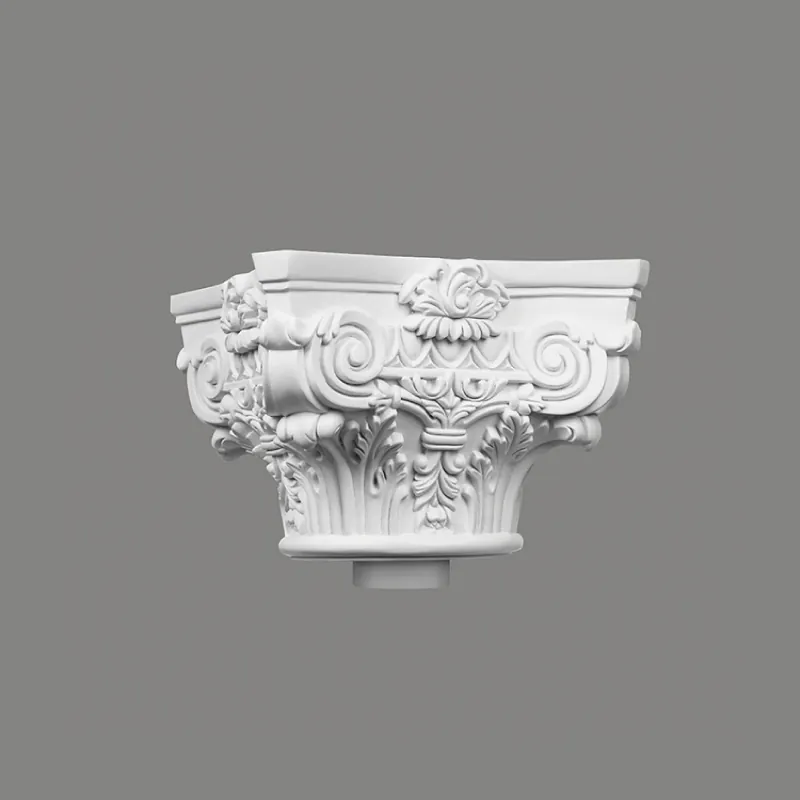 Disponibil imediat Capitel corintian decorativ C1001-2W, pentru coloanele C3001W si C4001W, Ø 20 x 33 x 24.5 cm, Mardom Decor Capitel corintian decorativ C1001-2W, pentru coloanele C3001W si C4001W, Ø 20 x 33 x 24.5 cm, Mardom Decor