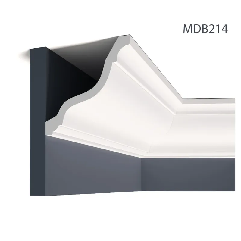 Cornisa decorativa MDB214, 200 X 14.5 X 14.6 cm, Mardom Decor Cornisa decorativa MDB214, 200 X 14.5 X 14.6 cm, Mardom Decor Expediere rapidă