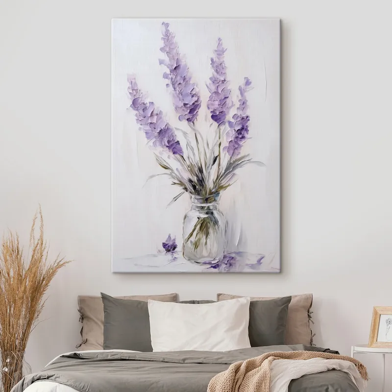 Pictură pe pânză Flori luminoase imitație pictura Nr s43344 Cel mai bun preț