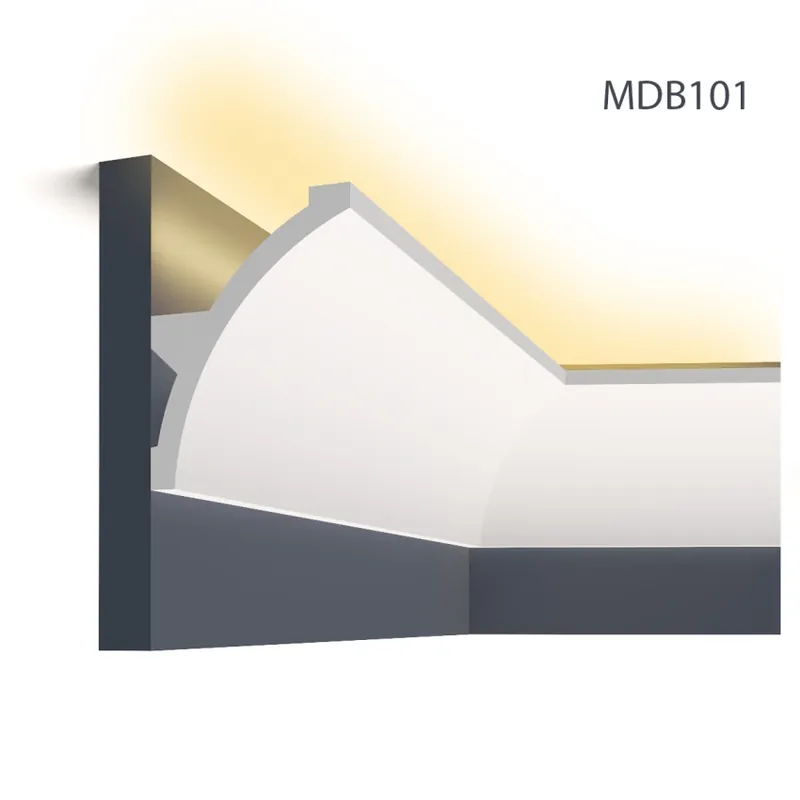 Cornisa decorativa pentru LED MDB101, 200 X 14 X 10.6 cm, Mardom Decor Cornisa decorativa pentru LED MDB101, 200 X 14 X 10.6 cm, Mardom Decor Discount