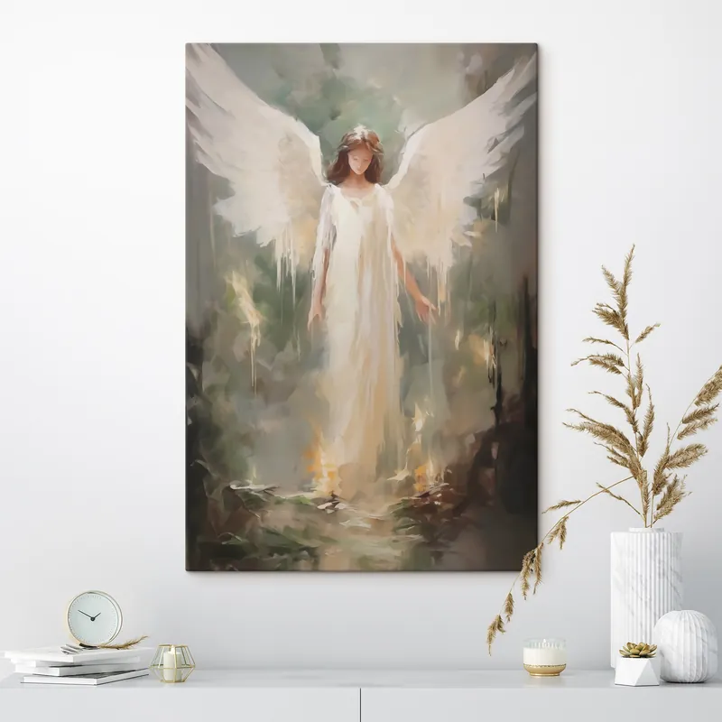 Pictură pe pânză Pictura abstractă imitație înger Nr s43353 Reducere