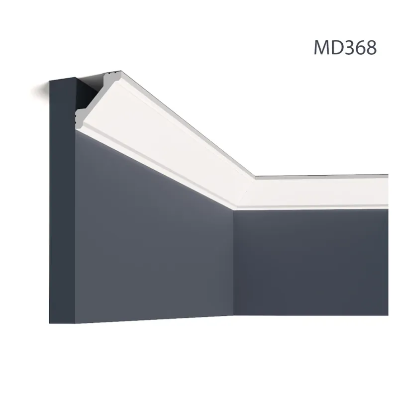 Noutate Cornisa decorativa pentru LED MD368, 200 X 5.1 X 5.1 cm, Mardom Decor Cornisa decorativa pentru LED MD368, 200 X 5.1 X 5.1 cm, Mardom Decor