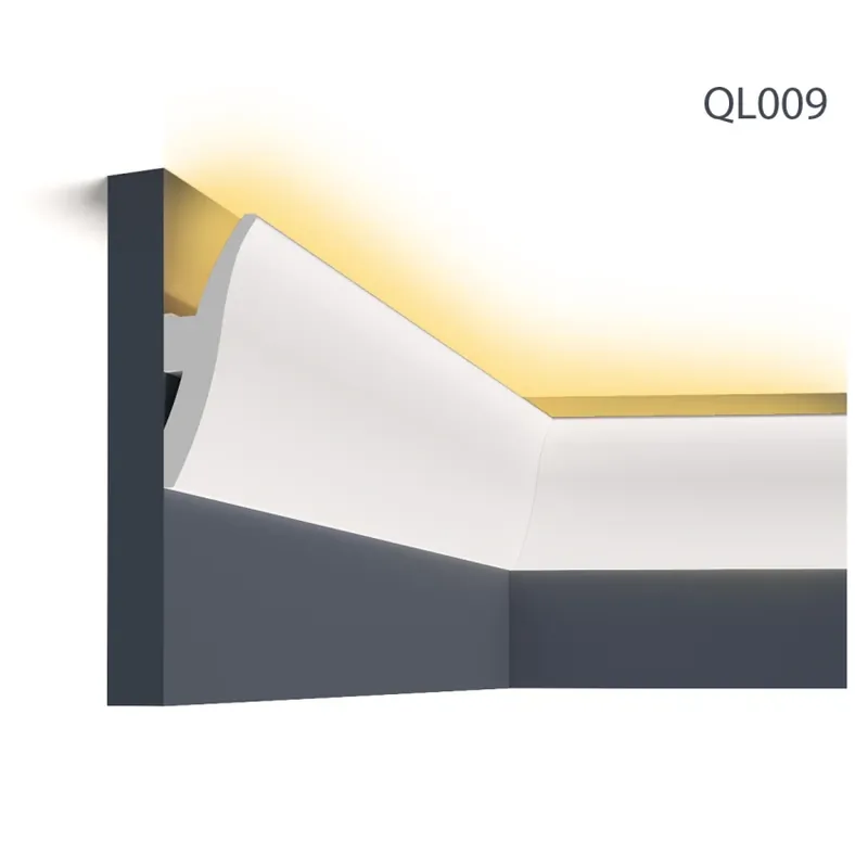 Ofertă limitată Cornisa decorativa pentru LED QL009, 200 X 12 X 4.7 cm, Mardom Decor Cornisa decorativa pentru LED QL009, 200 X 12 X 4.7 cm, Mardom Decor