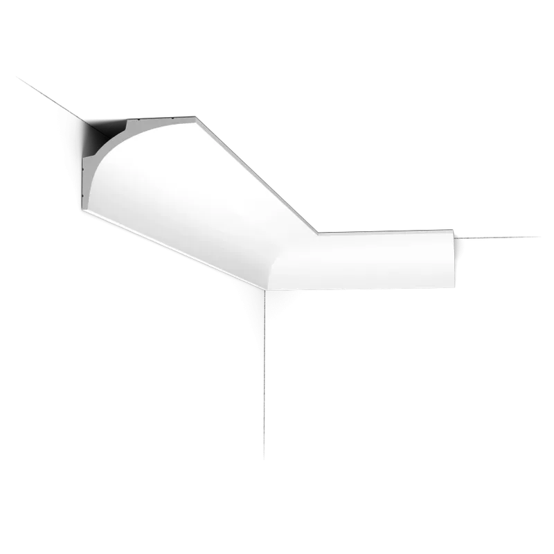Ofertă limitată Cornisa C992 Infinity, Dimensiuni 200 X 7.7 X 10 cm, Orac Decor Cornișă Decorativă Albă Infinity