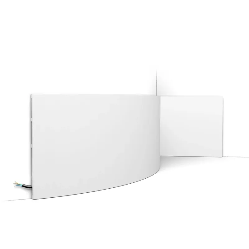 Cel mai bun preț Plinta flexibila SX207f, Dimensiuni 200 X 25 X 1.3 cm, Orac Decor Plinta decorativa flexibila pentru finisaje curbe