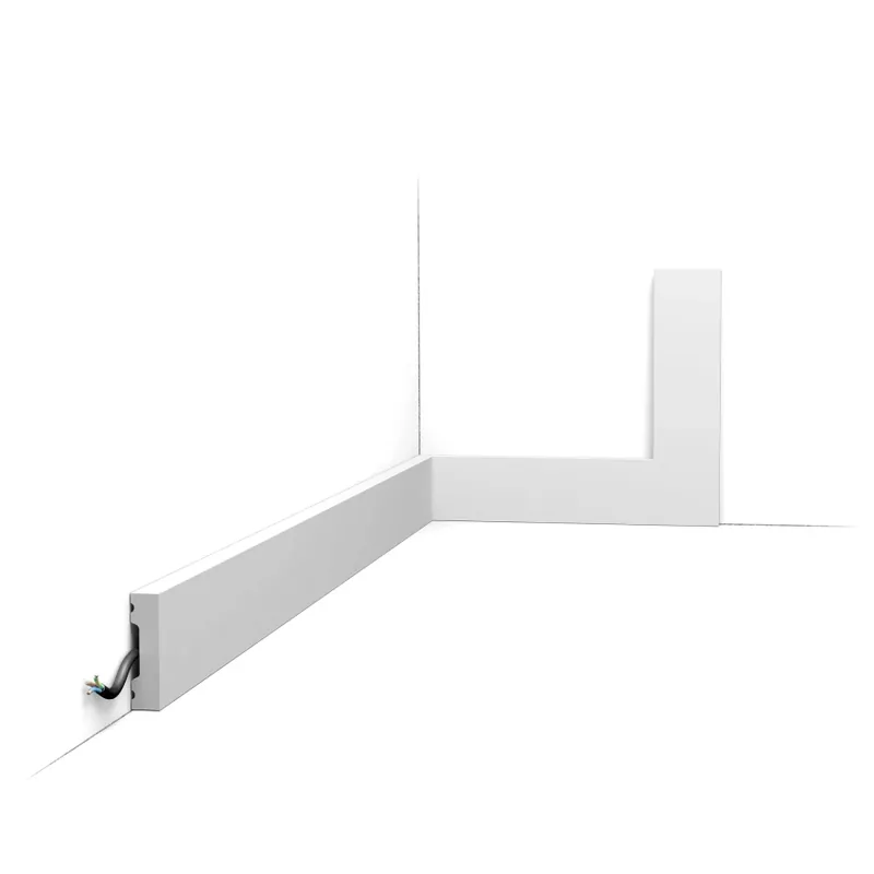 Plintă / Ancadrament Ușă Axxent SX162-RAL9003, Dimensiuni 200 X 4 X 1 cm, Orac Decor Eleganță și Stil cu Plintă Decorativă Albă Ieftin
