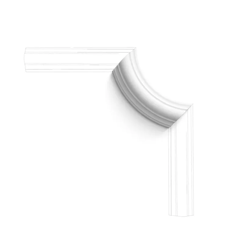 Coltar pentru P4020 Luxxus P4020A, Dimensiuni 16.4 X 9.1 X 2.9 cm, Orac Decor Colțare Decorative pentru Brauri Vezi acum