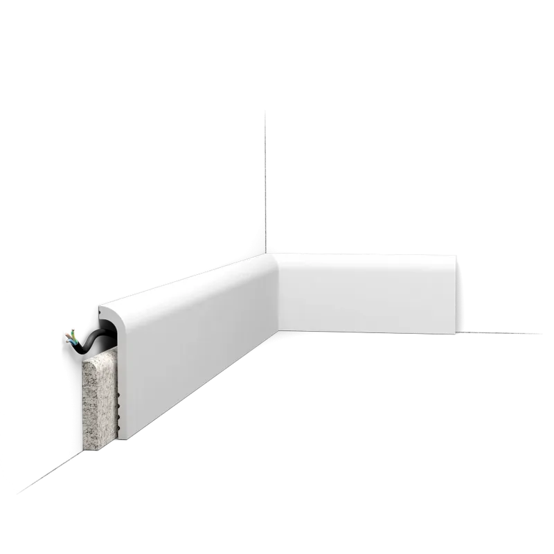 Plinta LUXXUS SX185, Dimensiuni 200 X 2.5 X 12 cm, Orac Decor Plinte Decorative Moderne pentru Interiorul Tau Plată sigură