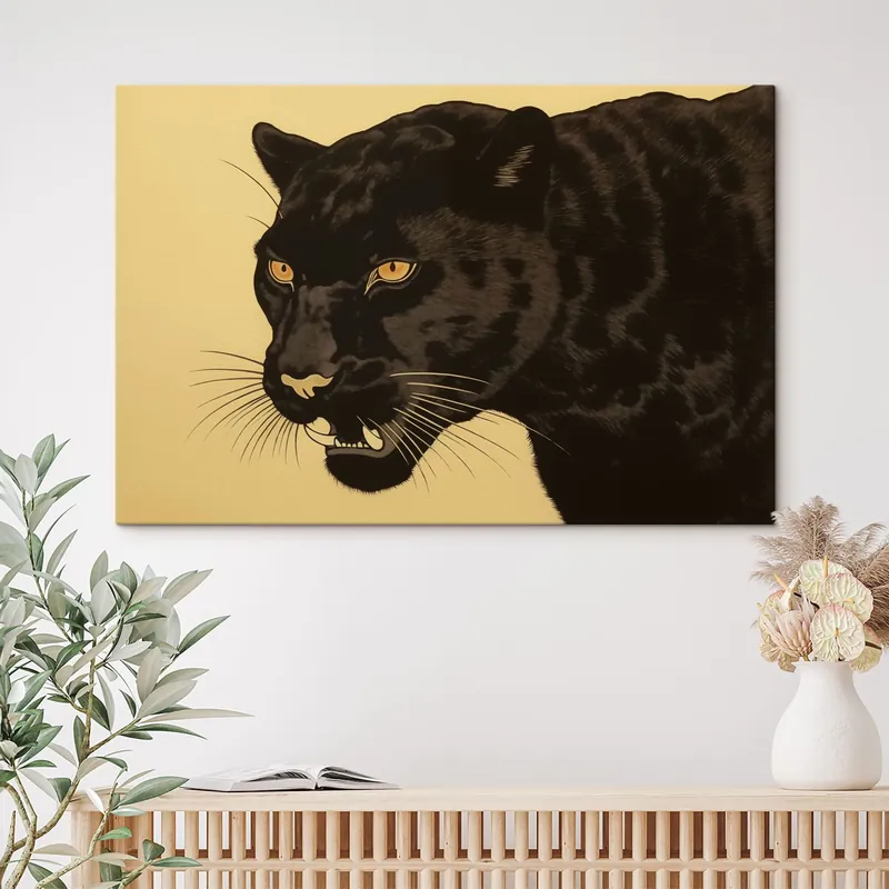 Pictură pe pânză Panteră Nr s43483 Discount