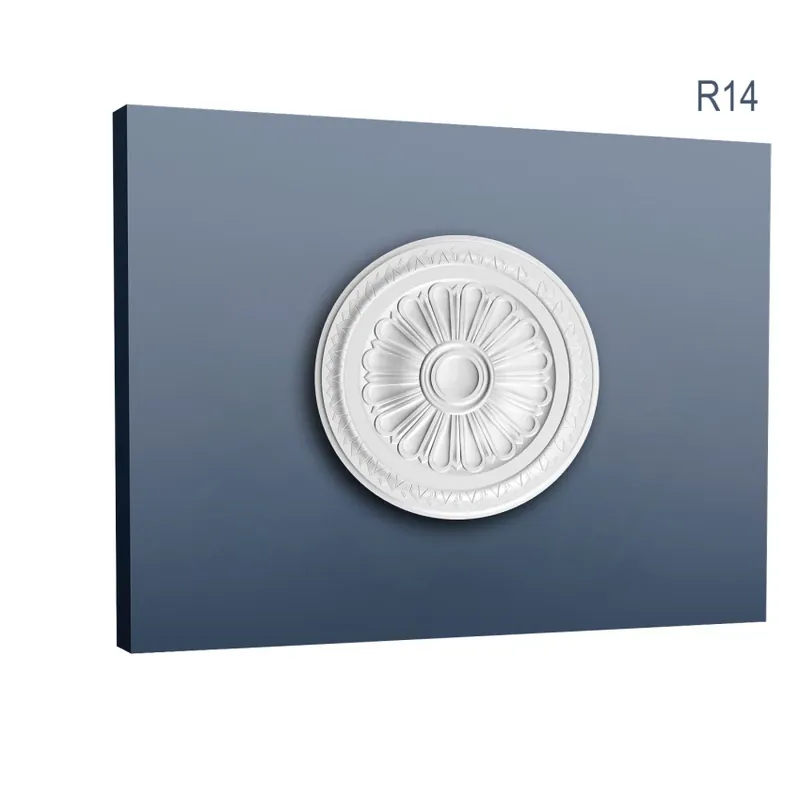 Rozeta Luxxus R14, Dimensiuni diam. 33 cm (H 3 cm), Orac Decor Rozeta decorativa pentru un interior elegant Cel mai vândut
