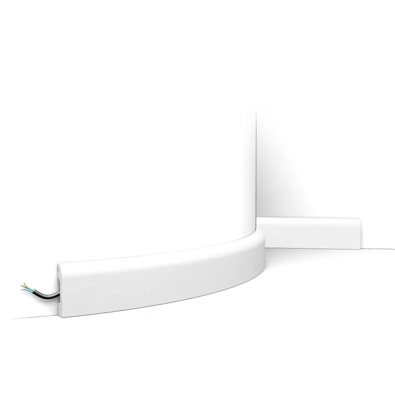 Plată securizată Plinta Flex Axxent SX182F, Dimensiuni 200 X 1.3 X 5 cm, Orac Decor Plinta Decorativa Flexibila pentru Interioare Moderne