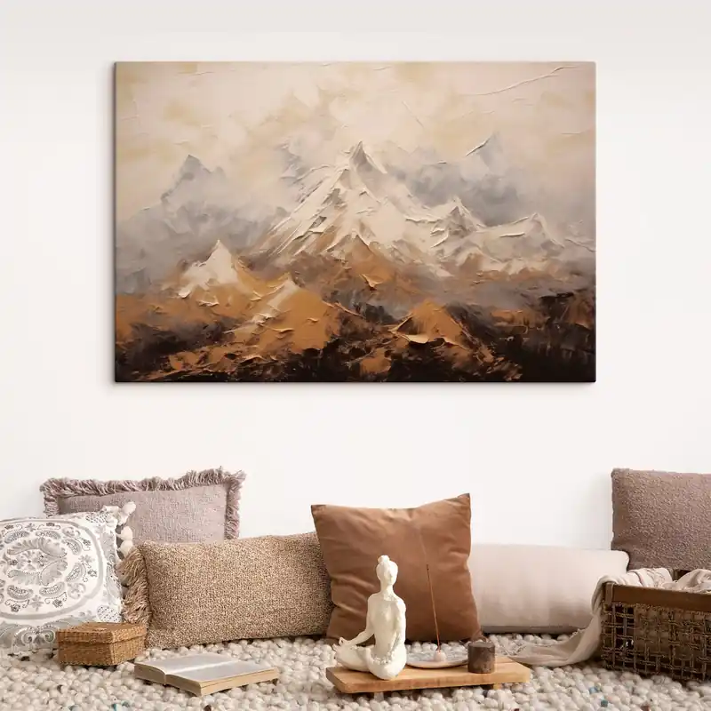 Pictură pe pânză Paletă de munte Nr s43975 Reducere extra