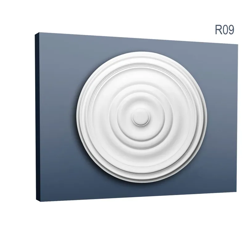 Discount Rozeta Luxxus R09, Dimensiuni diam. 48,5 cm (H 3,7 cm), Orac Decor Eleganță ClasicĂ Cu Rozete Decorative