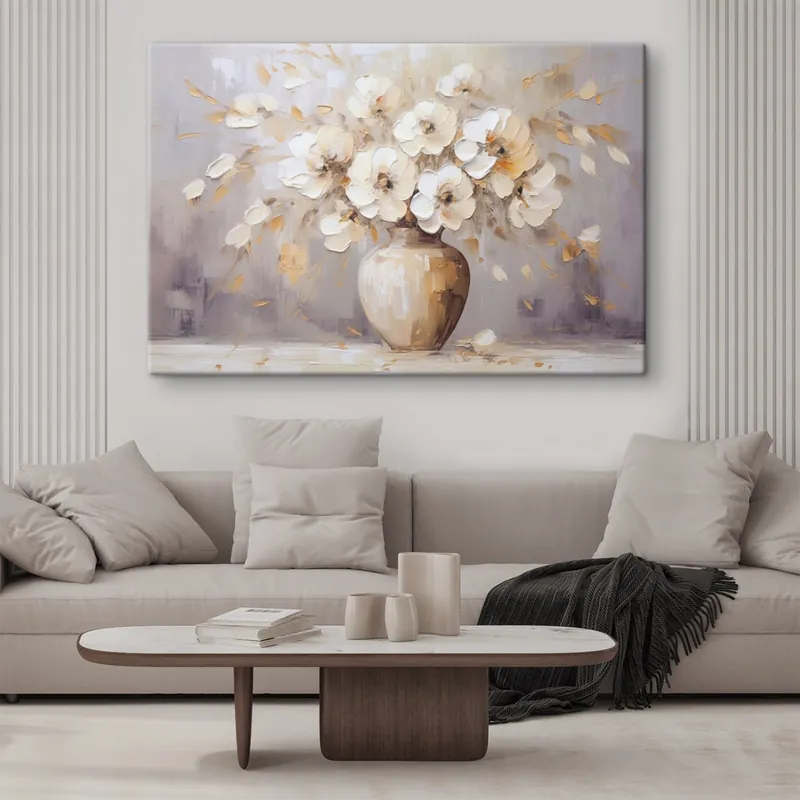 Pictură pe pânză Floare natură moartă Nr s43985 Bestseller