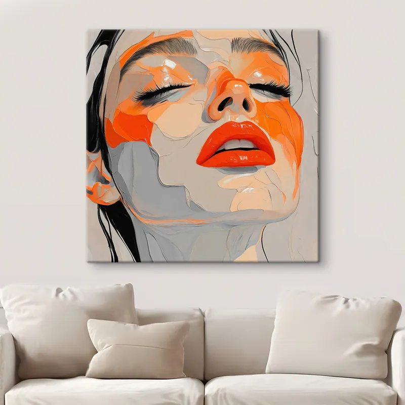 Preț redus Pictură pe pânză Portret de femeie Nr s43966