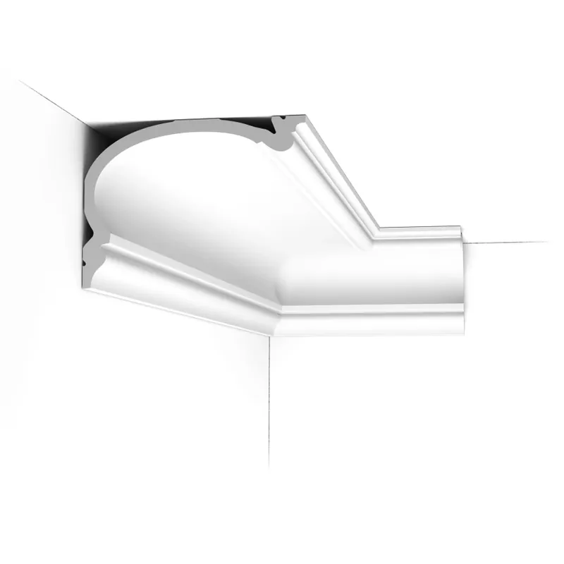 Cornisa Luxxus C342, Dimensiuni 200 X 19 X 14 cm, Orac Decor Profile decorative pentru iluminat indirect cu LED Mai ieftin