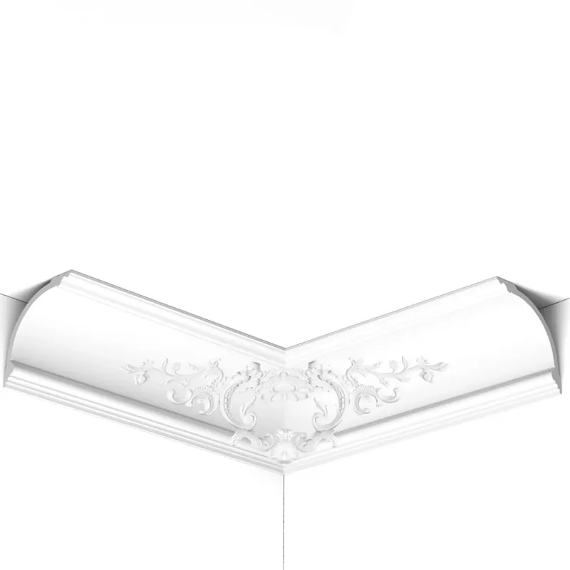 Cornisa Luxxus C338B, Dimensiuni 200 X 18.2 X 18.2 cm, Orac Decor Cornișă Decorativă cu Model Floral Delicat Livrare rapidă