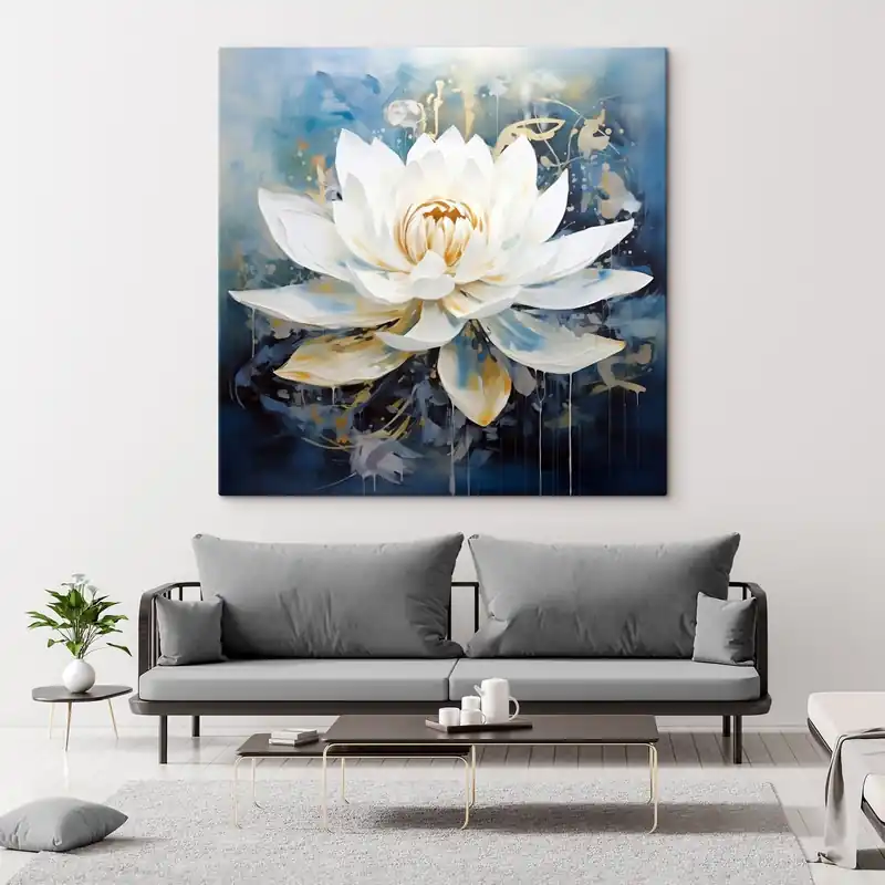 Cel mai vândut Pictură pe pânză Lotus tandru într-un stil de pictură Nr s44046