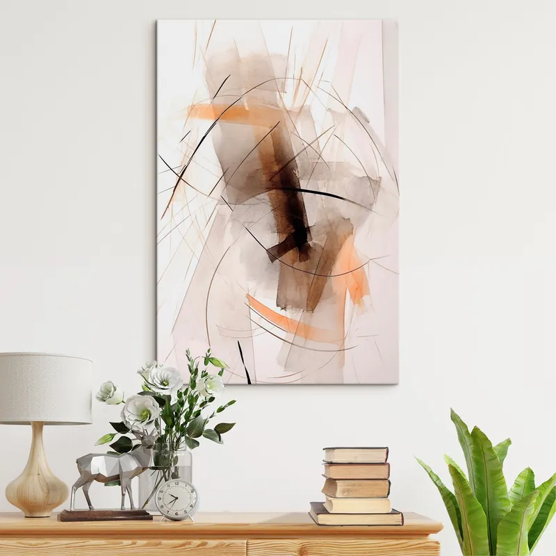 Pictură pe pânză Abstractizarea liniilor și petelor Nr s44423 Cumpără acum