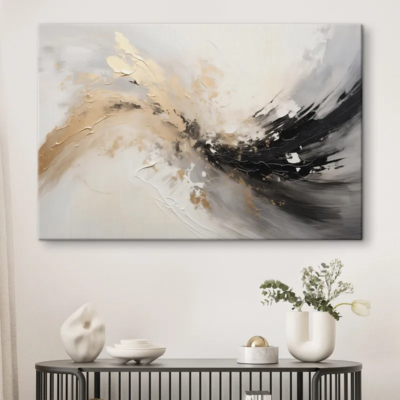 Nu rata Pictură pe pânză Compoziție abstractă, imitație de pictură Nr s44519